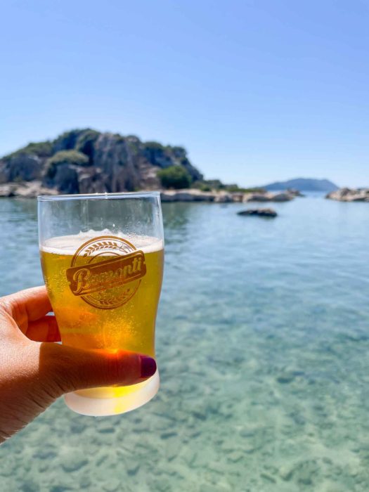Toasting to beautiful Simena Turkey