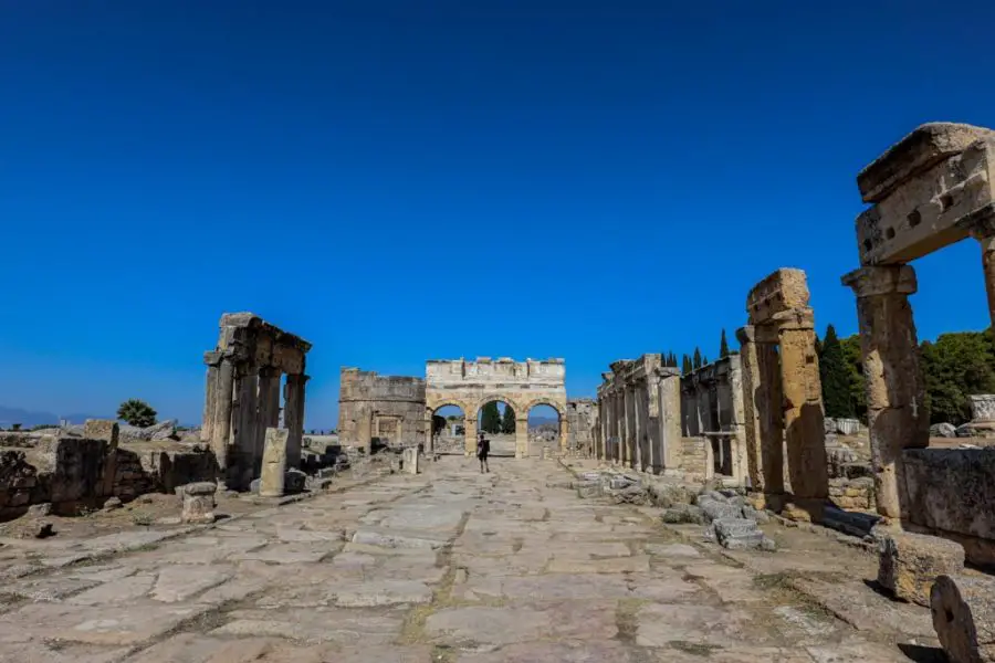 Hierapolis Agora Ruins Pamukkale 
