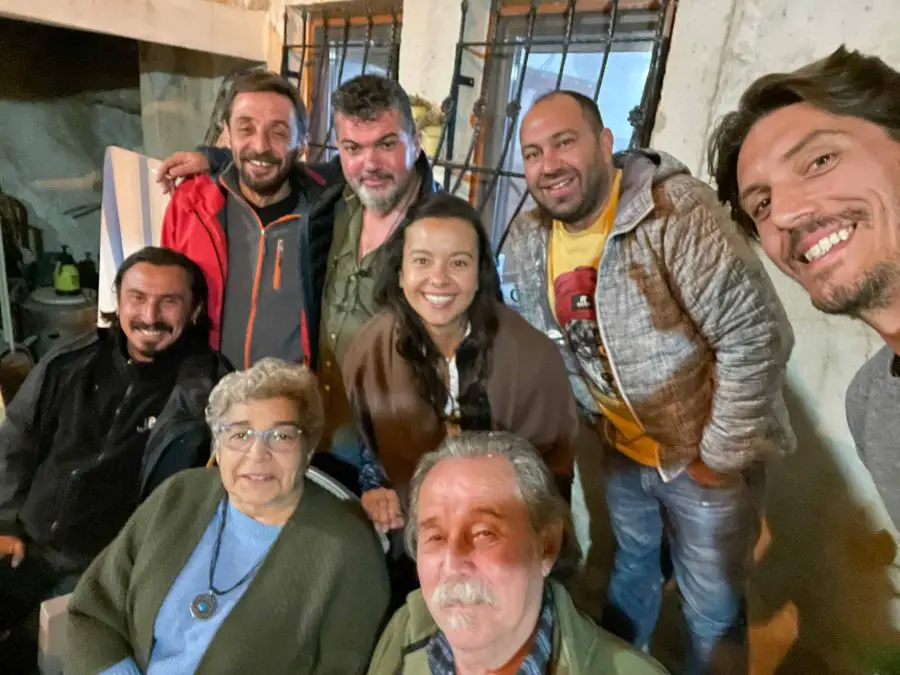 Dinner with friends in Avanos Turkey
