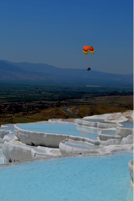 Paragliding Pamukkale Cotton Castle