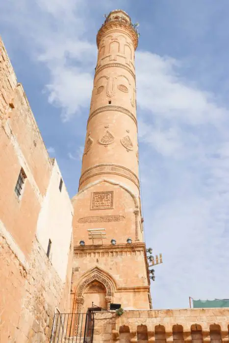 Ulu Camii Minaret In Mardin Turkey