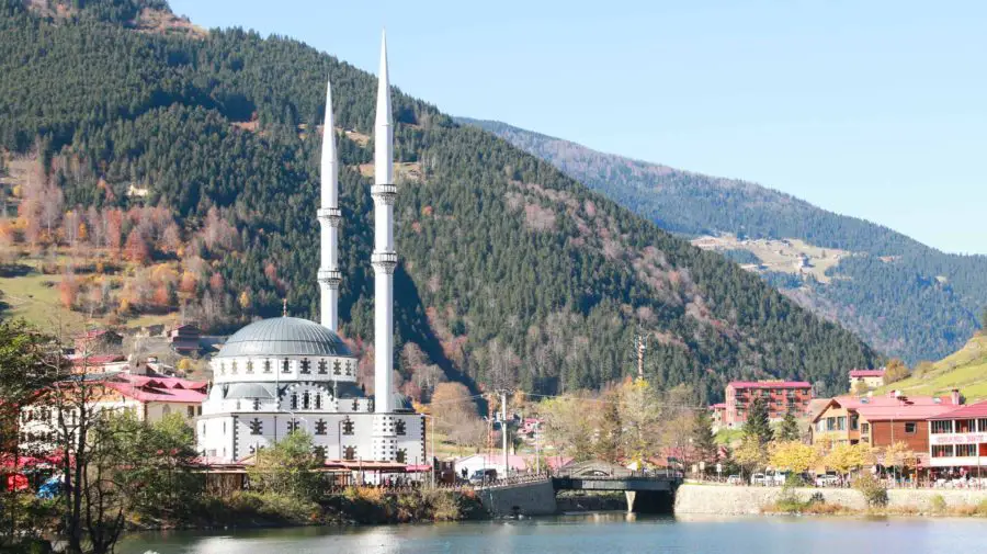 Uzungol Mosque In Trabzon Turkey
