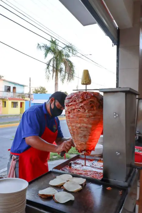 Tacos Al Pastor In Cozumel