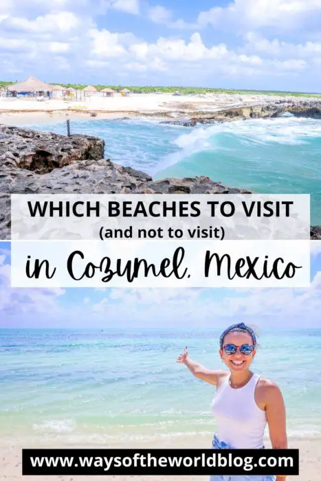 Beaches in Cozumel to visit and not visit