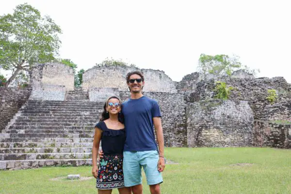Mayan Ruins In The Yucatan Kohunlich near Bacalar