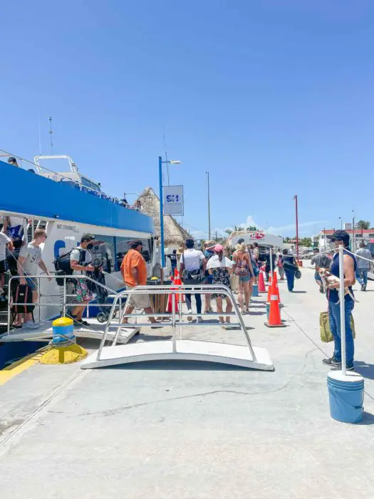 ferry from Chiquilla to Isla Holbox
