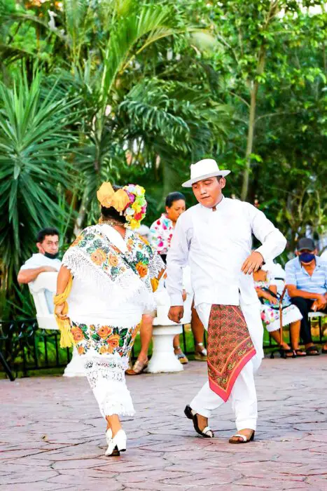 Traditional Dancing In The Yucatan