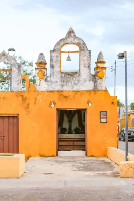 Colonial City In The Yucatan
