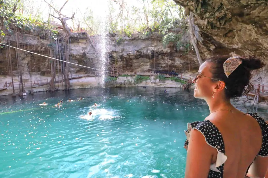 Cenote Xcan Che In The Yucatan Peninsula